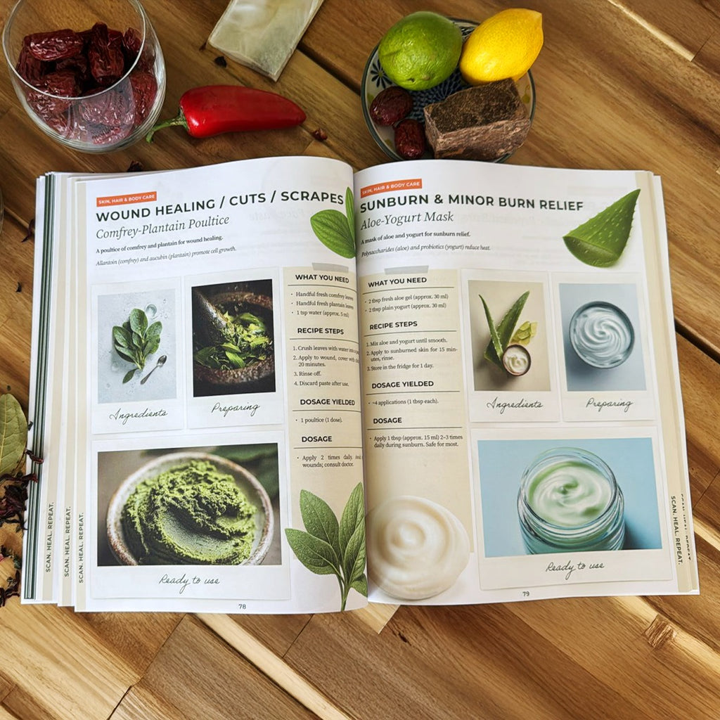 SCAN. HEAL. REPEAT. Interactive Natural & Herbal Remedies